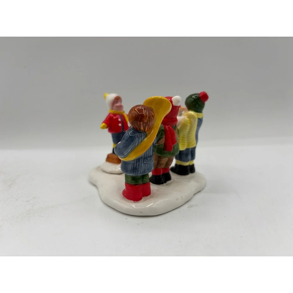 Department 56 1987 Vintage Original Snow Village Children in Band 5104-7 Retired